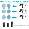 HSL 40X-2000X Bileşik Monoküler Mikroskop