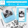 HuiJuKeJi Mini Etiket Yazıcısı blue