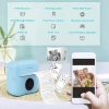 HuiJuKeJi Mini Etiket Yazıcısı blue