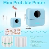 HuiJuKeJi Mini Etiket Yazıcısı blue