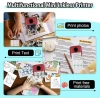 HuiJuKeJi Mini Etiket Yazıcısı Brown red