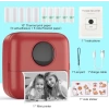 HuiJuKeJi Mini Etiket Yazıcısı Brown red