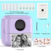 HuiJuKeJi Mini Etiket Yazıcısı purple