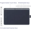 HUION HS611 Grafik Çizim Tableti Space Grey