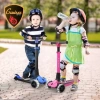 Hurtle 3 Tekerlekli Çocuklara Yönelik Katlanabilir Scooter Pembe