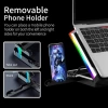 ICE COOREL Oyun Laptop Soğutucu - 27.9-43.9 cm 6 Fan