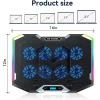 ICE COOREL Oyun Laptop Soğutucu - 27.9-43.9 cm 8 Fan