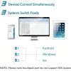 iClever BK08 Bluetooth Katlanır Klavye Silver Black
