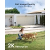 ieGeek Kablosuz Pille Çalışan WiFi Güvenlik Kamerası Black 2 Pack Cam
