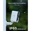 ieGeek Kablosuz Pille Çalışan WiFi Güvenlik Kamerası White 2 Pack Cam