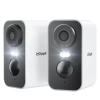 ieGeek Kablosuz Pille Çalışan WiFi Güvenlik Kamerası White 2 Pack Cam