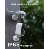 ieGeek Kablosuz Pille Çalışan WiFi Güvenlik Kamerası White 2 Pack Solar Cam