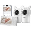 ieGeek Kamera ve Ses Özellikli Video Bebek Monitörü, 1080P FHD - 2 Kamera