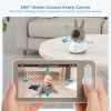 ieGeek Video Bebek Monitörü Kamerası 2K HD - 5 Inc - 2 Kamera