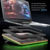 IETS GT500 RGB Turbo Fanlı Laptop Bilgisayar Soğutucusu (4600 RPM) S2(RGB)