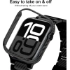 iiteeology Apple Watch Ultra 2 Kasa/Ultra Kasa 49 mm ile uyumludur Siyah
