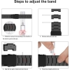iiteeology Karbon Bant Uyumlu Apple Watch Karbon Fiber Kordon Modern Siyah