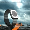 iiteeology Karbon Bant Uyumlu Apple Watch Karbon Fiber Kordon Modern Siyah