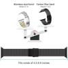 iiteeology Karbon Bant Uyumlu Apple Watch Karbon Fiber Kordon Modern Siyah