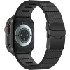 iiteeology Karbon Bant Uyumlu Apple Watch Karbon Fiber Kordon Modern Siyah