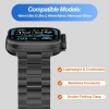 iiteeology Titanyum Kordon Apple Watch Ultra 2 Band ile Uyumlu Black A