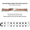 İiteeoloji Uyumlu Apple Watch Ultra 2 Bant Gümüş ve Kırmızı Sandal Ağacı