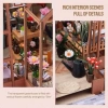 INSGEN Kitap Köşesi Kitaplık Dollhouse Seti