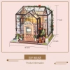 INSGEN Kitap Köşesi Kitaplık Dollhouse Seti