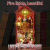 INSGEN Kitap Köşesi Kitaplık Dollhouse Seti
