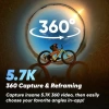 Insta360 ONE X2 360 Derece Su Geçirmez Aksiyon Kamerası Black Creator Bundle