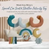 Itzy Ritzy Bebek Arabası İçin Spiral Aktivite Oyuncağı Gökkuşağı