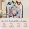 Itzy Ritzy Bebek Arabası İçin Spiral Aktivite Oyuncağı Gökkuşağı