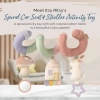 Itzy Ritzy Bebek Arabası İçin Spiral Aktivite Oyuncağı Pastel Gökkuşağı