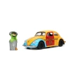 Jada Toys 1:24 Ölçekli Araçlar ve Kurabiye Canavarı Figürleri Oscar the Grouch