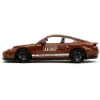 Jada Toys M&Min 1:24 Porsche 911 Turbo Döküm Arabası Kahverengi Figür