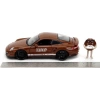 Jada Toys M&Min 1:24 Porsche 911 Turbo Döküm Arabası Kahverengi Figür