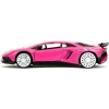 Jada Toys Pembe Fişler 1:32 Lamborghini Aventador Döküm Araba