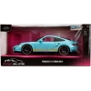 Jada Toys Pembe Slips 1:24 W4 Porsche 911 Turbo (997) Döküm Araba