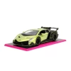 Jada Toys Pembe Slips 1:24 W7 Lamborghini Veneno Die-Cast Araba Tabanlı