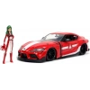 Jada Toys Robotech 2020 Toyota Supra Araba ve Miriya Sterling Figürü