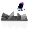 JPHTEK Dokunmatik Yüzeyli Katlanabilir Bluetooth Klavye Gray