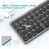 JPHTEK Dokunmatik Yüzeyli Katlanabilir Bluetooth Klavye Gray