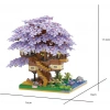 Kadablk Sakura Ağacı Ev Modeli Mikro Blok Seti - 2229 Parça