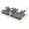 Kadablk Suzhou Bahçesinin Çin Tarzı Mimarisi, 1. Set Ön Avlu - 4222 Parça