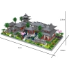 Kadablk Suzhou Bahçesinin Çin Tarzı Mimarisi - 3888 Parça