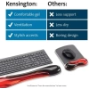 Kensington Duo Jel Fare ve Klavye Bilek Dinlendirme Paketi Seti Red