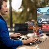 Kensington İnce Klavyeler için ErgoSoft Bilek Desteği (K52800WW)