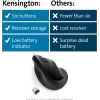 Kensington Pro Fit Ergo Dikey Kablosuz Fare - Siyah (K75501WW) Siyah
