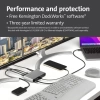 Kensington SD2600T Thunderbolt 4 Hub, Çift 4K (K34036NA) Thunderbolt 4 Hub 65W PD