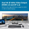 Kensington SD4790P USB-C Dörtlü 4K Displaylink Bağlantı İstasyonu Dual 4k 85W